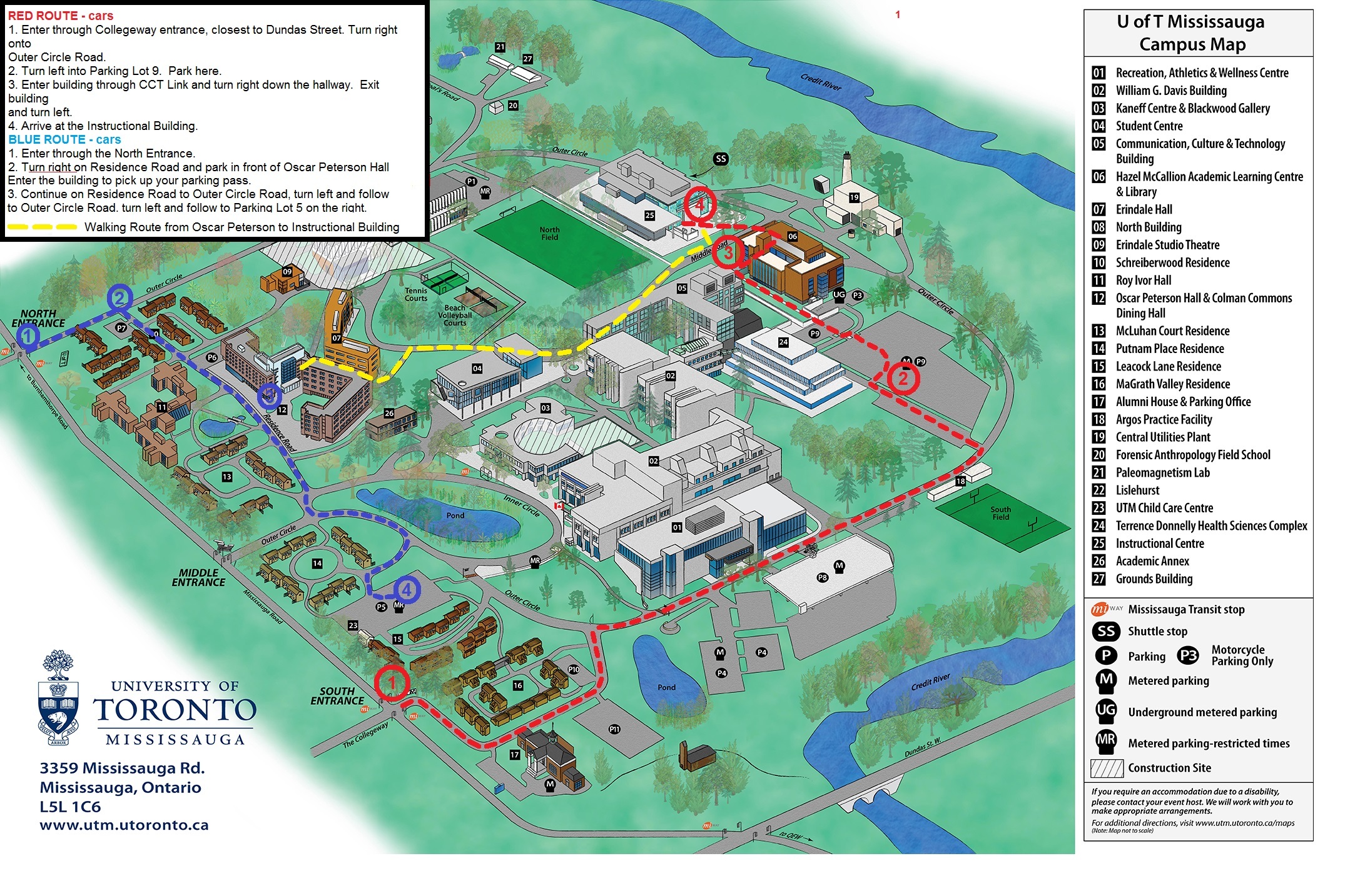 UTM Campus Map OSEE 1 